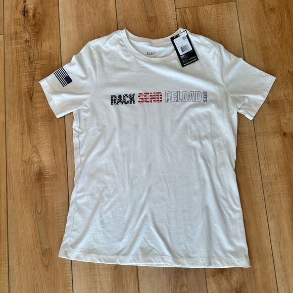 NWT 5.11 Womens Short Sleeve Tee 4th of July Graphic Size Med - Picture 7 of 9